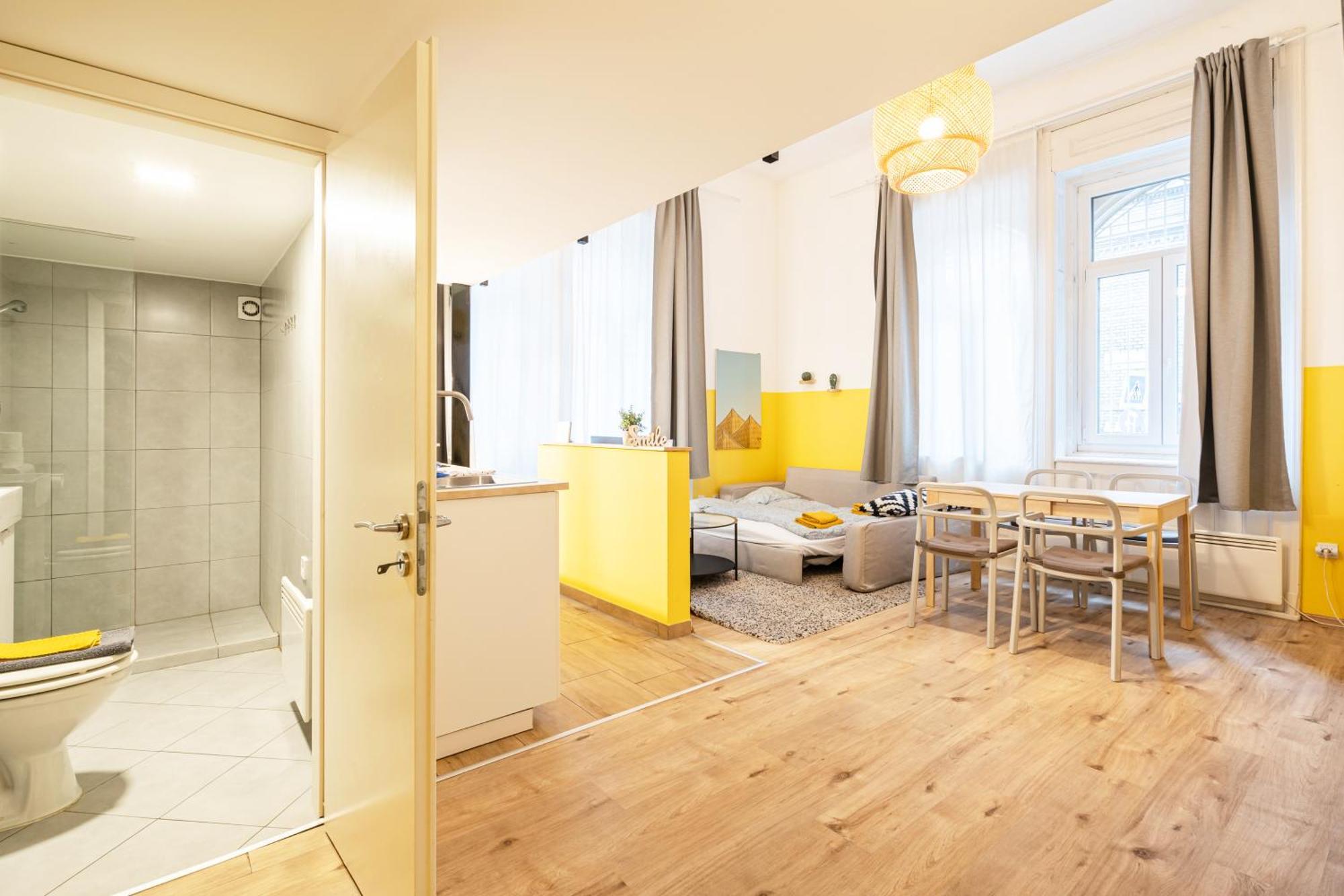 Charming Studio In The Heart Of The Jewish Quarter W41 Yellow Будапешт Экстерьер фото