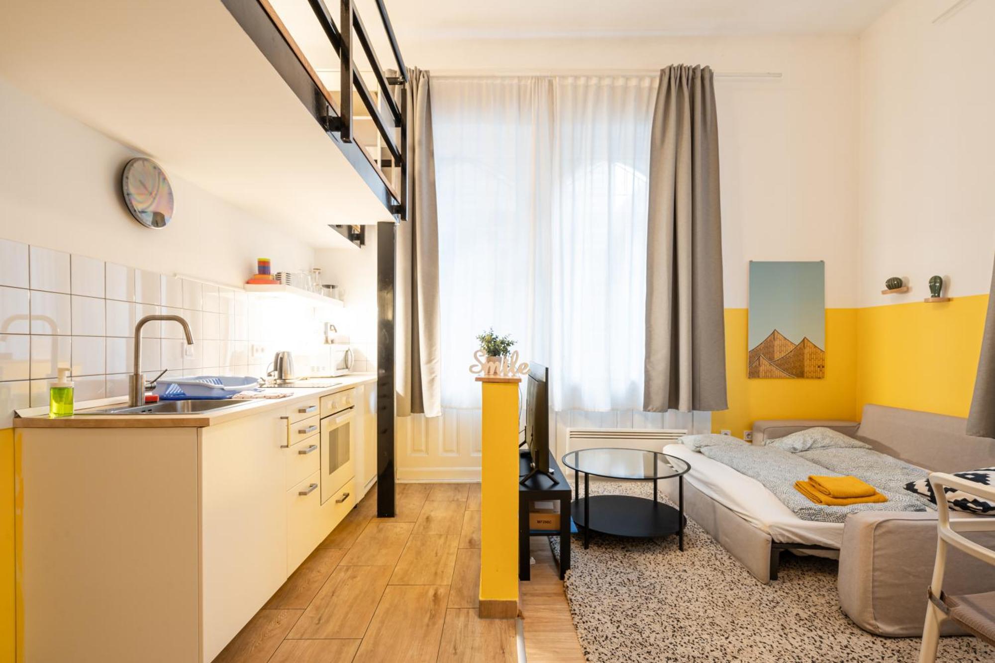 Апартаменты Charming Studio In The Heart Of The Jewish Quarter W41 Yellow Будапешт Экстерьер фото